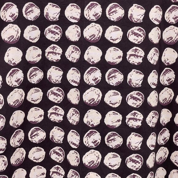 Brown A Line Skirt Nougat Sz 14 Short Geometric Circle Pattern Lightweight - Picture 3 of 8